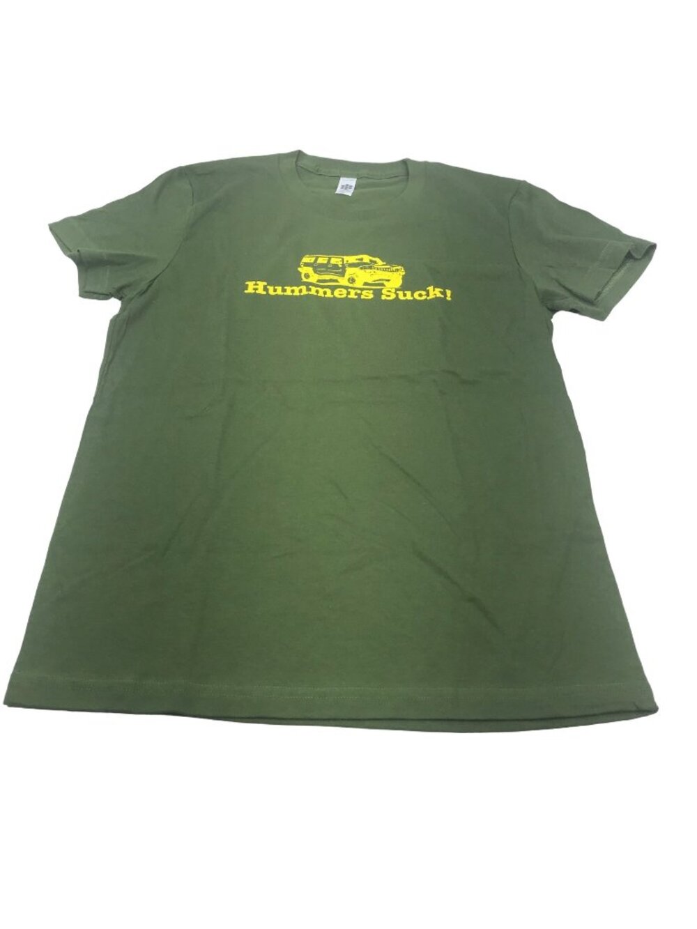 Classic Girl Women's Size XL Hummers Suck Short Sleeve Tee New Without Tags